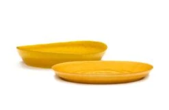 Serax Ottolenghi Feast Swirl Serving Plate Yellow And Black Small -Broste Copenhagen Shop feast serving plate small yellow and black 4 1