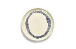 Serax Ottolenghi Feast Dinnerware -Broste Copenhagen Shop feast swirl large plate white and blue 2