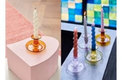 Hay Flare Candle Holder -Broste Copenhagen Shop flare amber