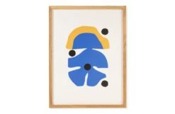 Flor Azul Print By Berenice Hernandez 30 X 40cm