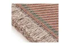 Garden Layers Rug Diagonal Almond Peach -Broste Copenhagen Shop g a garden layers peach detail