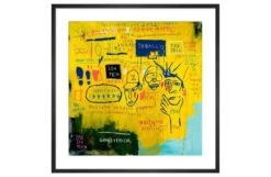 Hollywood Africans, 1983 By Jean-Michel Basquiat Framed Print