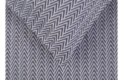 Herringbone Navy Standard Pillowcase