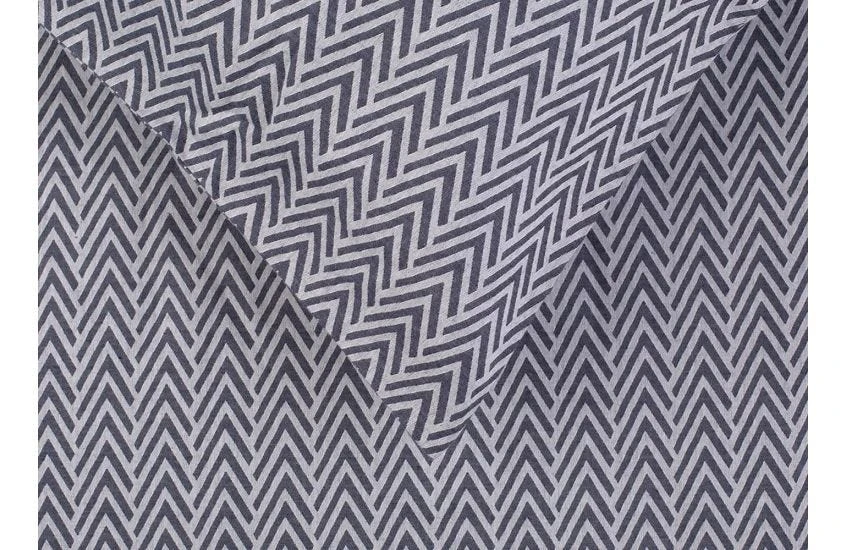 Herringbone Navy Standard Pillowcase 1 Herringbone Navy Standard Pillowcase