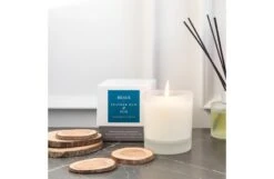 Leather Oud And Elm Scented Candle -Broste Copenhagen Shop l e leather oud and elm scented candle