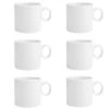 Rosenthal Thomas Loft White Porcelain Mug With Handle Set Of 6