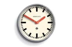 Luggage Wall Clock -Broste Copenhagen Shop l u luggage galvanised with red hands 2 1