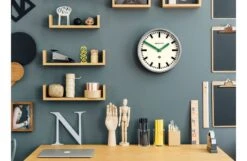 Luggage Wall Clock -Broste Copenhagen Shop l u luggage wall clock green