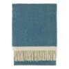 Lambswool Edge Throw Navy 140 X 200cm