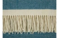 Lambswool Edge Throw Navy 140 X 200cm -Broste Copenhagen Shop lambswool edge throw navy 1862