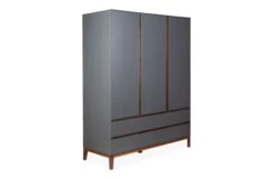 Lars Triple Wardrobe -Broste Copenhagen Shop lars triple wardrobe grey angle