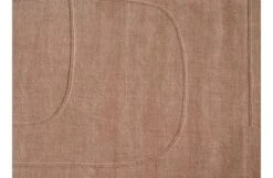 Linie Design Cursive Expanse Rug Amber -Broste Copenhagen Shop linie design cursive expanse amber closeup 02