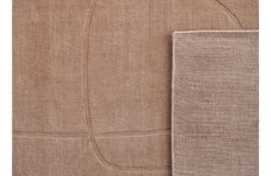 Linie Design Cursive Expanse Rug Amber -Broste Copenhagen Shop linie design cursive expanse amber closeup 03