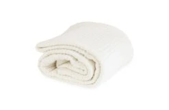 Lule Cotton Linear Quilt Off White 140 X 200cm