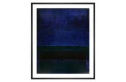 Blue Green & Brown By Mark Rothko Framed Print -Broste Copenhagen Shop m a mark rothko blue green brown