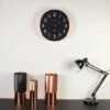 Master Edwards Wall Clock Copper
