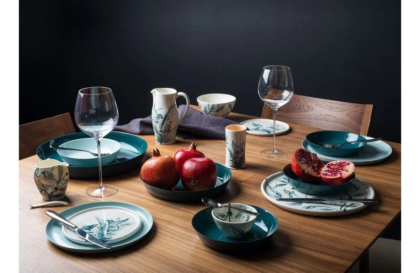 Porcelain Forest Green Dinnerware 12 Porcelain Forest Green Dinnerware - Image 12