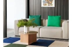 Hay Ethan Cook Flat Works Rug Peach Green Check -Broste Copenhagen Shop mags 2 5 seal wb lacquer oak mags 9 cushion vidar 932