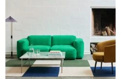 Hay Ethan Cook Flat Works Rug Peach Green Check -Broste Copenhagen Shop magsso 1