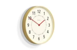 Monopoly Wall Clock -Broste Copenhagen Shop mon264ply40fr monopoly pale plywood flag red hands skew