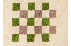 Broken Checks Rug -Broste Copenhagen Shop moussem broken checks inacheve rug 9364