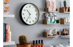 Echo Number Three Wall Clock Black -Broste Copenhagen Shop n u number three echo black style 2