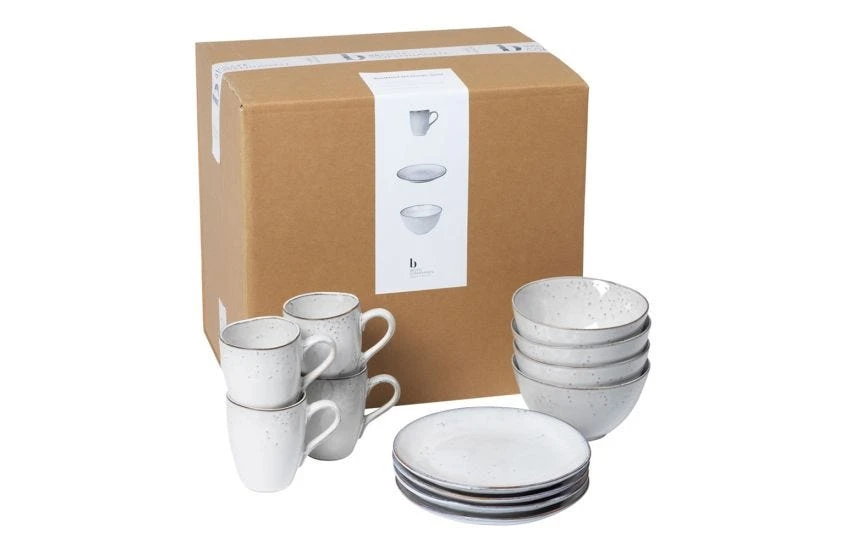 Broste Copenhagen Nordic Sand 12 Piece Breakfast Set 4 Broste Copenhagen Nordic Sand 12 Piece Breakfast Set - Image 4