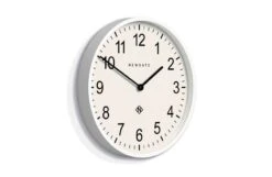 Number Three Professor Wall Clock Polar White -Broste Copenhagen Shop numthr90pw number three professor white skew