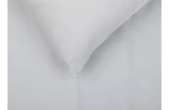 Organic Cotton Sateen Grey Fitted Sheet King