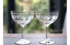 Champagne Saucers Ovals Set Of 2 -Broste Copenhagen Shop ovals champagne s2 hr