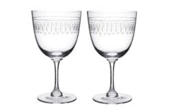 Wine Glasses Ovals Set Of 2