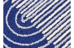 Ply Blue Runner 104 X 300cm -Broste Copenhagen Shop p l ply blue handtufted close up