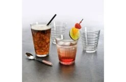 Duralex Prisme Tumbler Set Of 6 Clear -Broste Copenhagen Shop p r prism tumbler clear