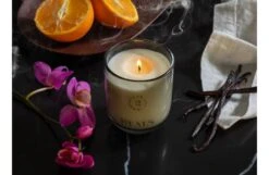 Purple Orchid & Mandarin Dusk Candle -Broste Copenhagen Shop p u purple orchid mandarin dusk candle