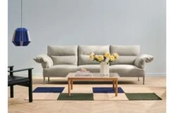 Hay Ethan Cook Flat Works Rug Peach Green Check -Broste Copenhagen Shop pandarine 3 bon shade 500 blue tones