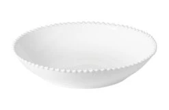 Pearl White Dinnerware -Broste Copenhagen Shop pearl white round serving bowl 34cm