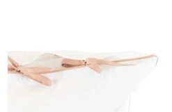 Organic Cotton Percale Pink Piped Edge White Pillowcase -Broste Copenhagen Shop piped bedding pink 8616 1