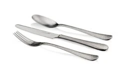 Planish Satin Cutlery 42 Piece Set -Broste Copenhagen Shop planish side view 1