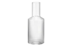 Ferm LIVING Ripple Glassware Clear -Broste Copenhagen Shop r i ripple carafe