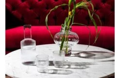 Ferm LIVING Ripple Glassware Clear -Broste Copenhagen Shop r i ripple clear carafe and tumbler