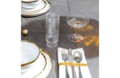 Ferm LIVING Ripple Clear Champagne Saucer Set Of 2 -Broste Copenhagen Shop r i ripple glassware 2 1