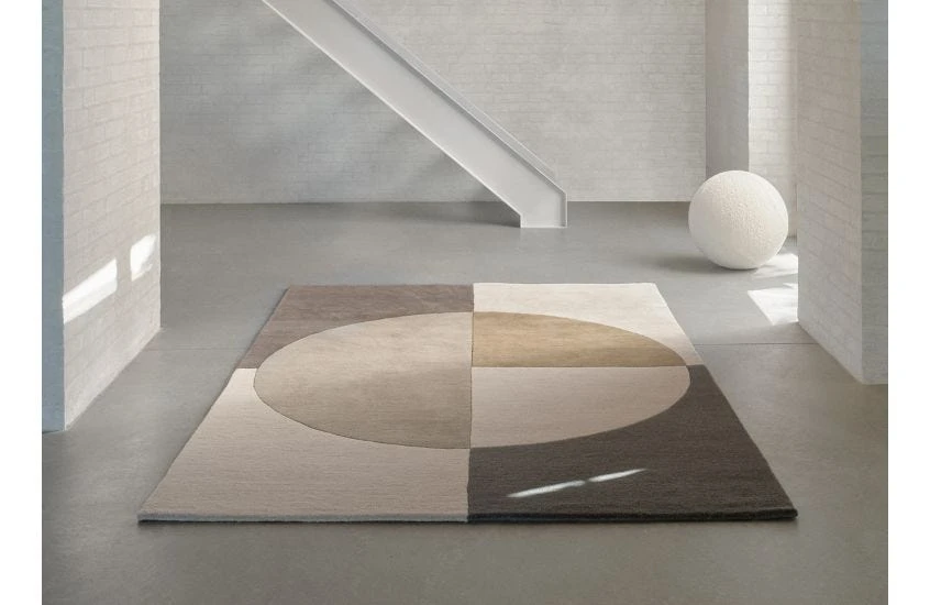 Linie Design Radiality Rug Olive 2 Linie Design Radiality Rug Olive - Image 2