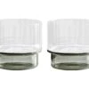 Rye Smoke Short Tumbler Glasses Set Of 2