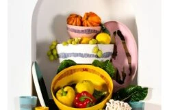 Serax Ottolenghi Feast Delicious Serving Plate Pink And Gold