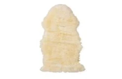 Sheepskin Rug Small Long Wool -Broste Copenhagen Shop sheepskin long wool ivory 2