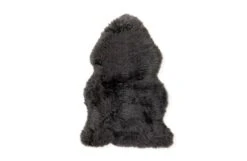 Sheepskin Rug Small Long Wool -Broste Copenhagen Shop sheepskin long wool steel 2