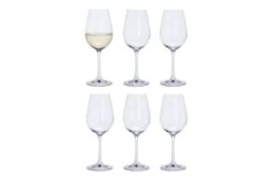 Six White Wine Glasses Set Of 6