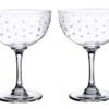 Champagne Saucers Stars Set Of 2