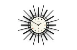 The Stingray Clock Black And White
