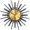 The Stingray Clock Brass And Black